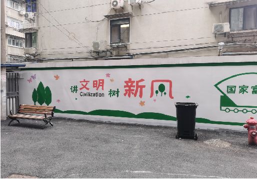 蒲城社区墙绘